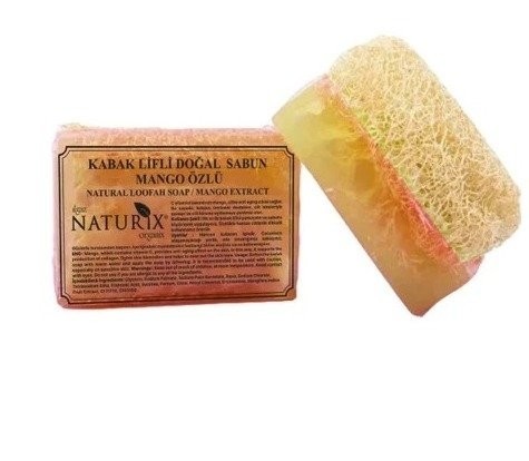 NATURIX 130 GR PUMPKIN SPONGE SOAP MANGO *24