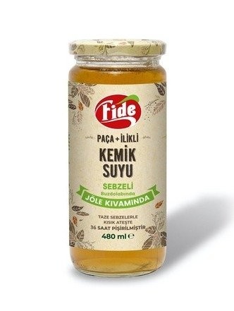 FİDE Marrow and Bone Broth with Jelly-Smooth Vegetables (480ml x 12g)