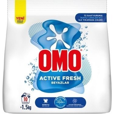 OMOMATİC ACTIVE FRESH 1.5 KG WHITE*9