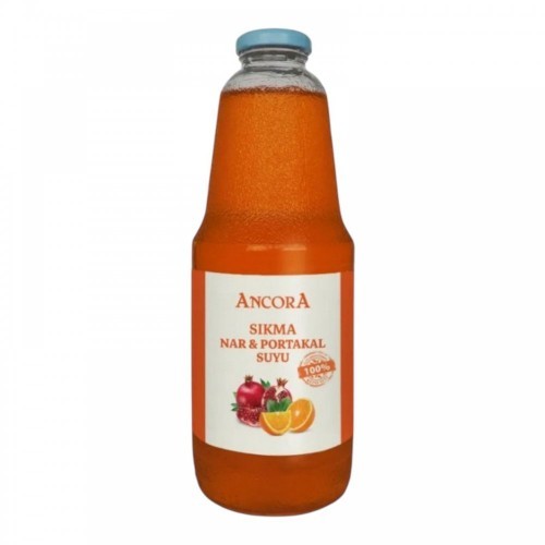 ANCORA 1 L GLASS POMEGRANATE-ORANGE JUICE*6