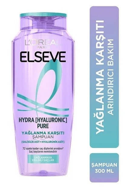 ELSEVE 300 ML SHAMPOO HYALURON PURE*6