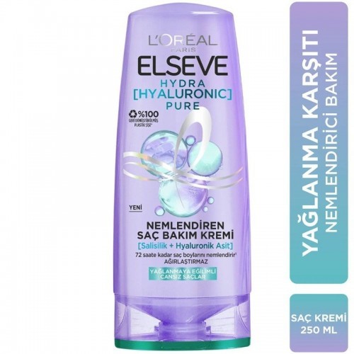 ELSEVE 250 ML HAIR CONDITIONER HYALURON PURE*6