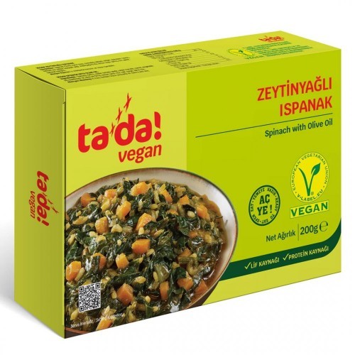 TADA 200 GR SPINACH WITH OLIVE OIL*12