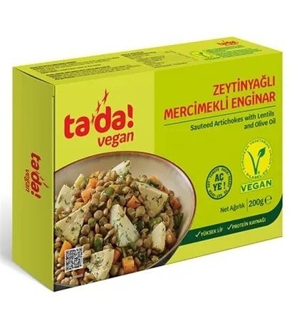 TADA 200 GR ARTICHOKE WITH OLIVE OIL AND LENTIL*12