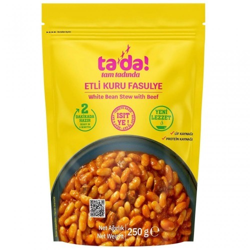 TADA 250 GR DRIED BEANS WITH MEAT*12