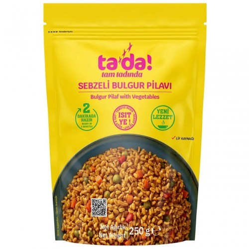 TADA 250 GR BULGUR RICE WITH VEGETABLES*12