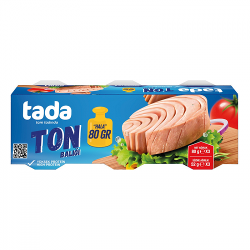 TADA 3*80 GR SUNFLOWER OIL TUNA*16