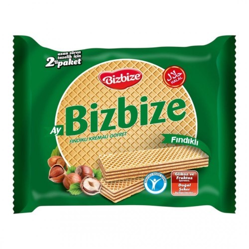 BİZBİZE 340 GR WAFER WITH HAZELNUT*12