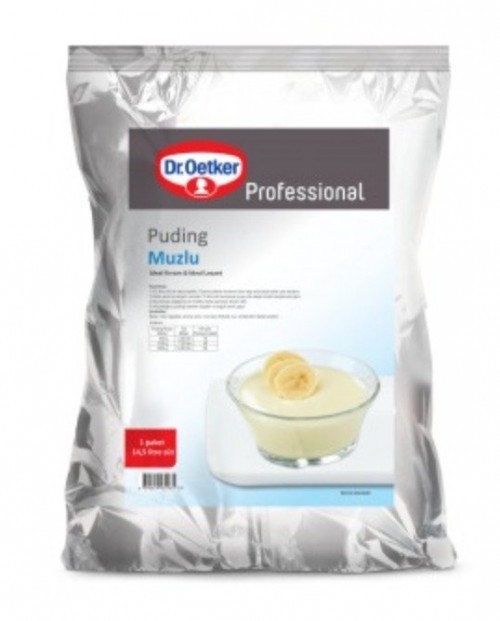 DR.OETKER 3 KG PUDDING WITH BANANA*4
