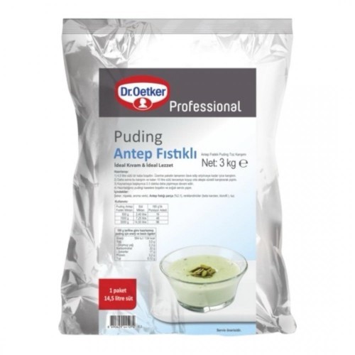 DR.OETKER 3 KG PUDDING WITH PISTACHIO*4
