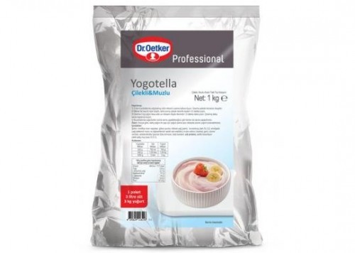 DR.OETKER 1 KG YOGOTELLA STRAWBERRY & BANANA*6