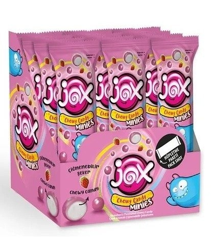 DK.JOX MINIES 10 GR STRAWBERRY FLAVORED CANDY*24