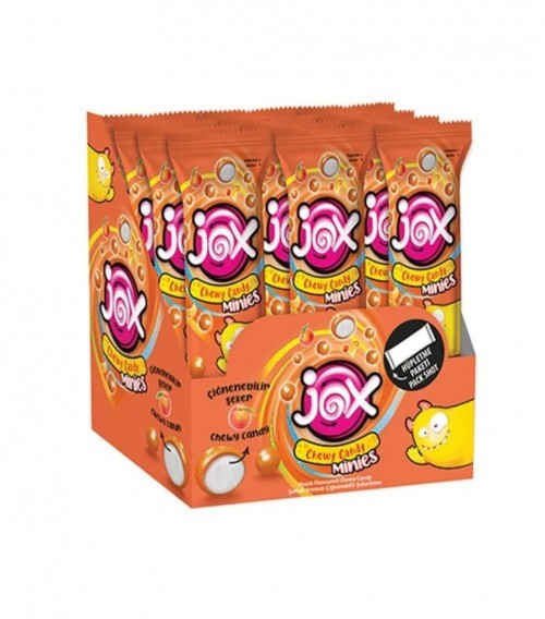 DK.JOX MINIES 10GR PEACH FLAVORED CANDY *24