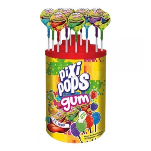 DK.PIXIPOPS 16 GR GUMMY TONGUE PAINTING CANDY*100