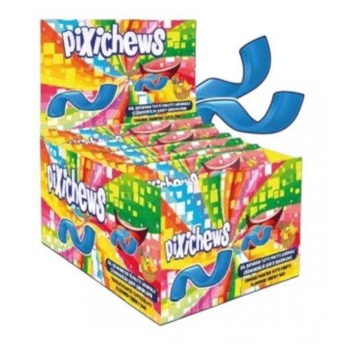 DK.PIXICHEWS 7 GR TUTTI FRUTTI TONGUE-DYEING CANDY*60