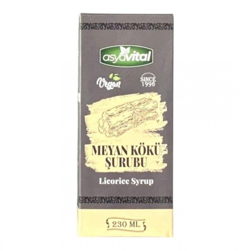 ASYA VITAL 230 CC LIQUORICE SYRUP*12