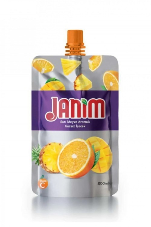 JANIM YELLOW FRUIT NON-GAZING DRINK 200 ML*20