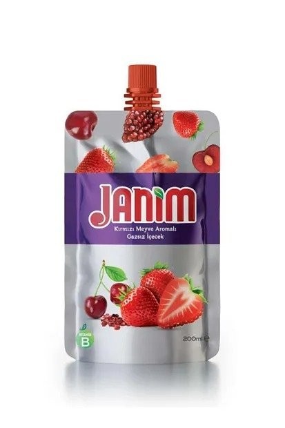 JANIM RED FRUIT NON-GAZING DRINK 200 ML*20