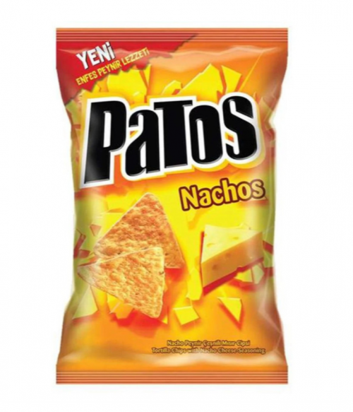 PATOS NACHOS WITH CHEESE S PLUS 109 GR*12