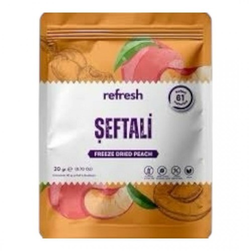 REFRESH FREEZE 20 GR DRIED SLICED PEACH*12