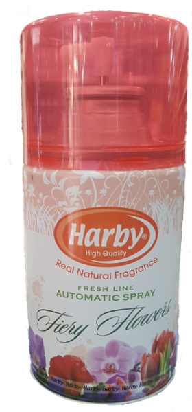 HARBY 260 ML SPARE ROOM FRAGRANT FIERY FLOWERS*24