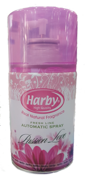 HARBY 260 ML SPARE ROOM FRESHENER PASSION LOVE*24