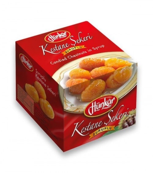 HÜNKAR 500 GR CHESTNUT CANDY JAR*12