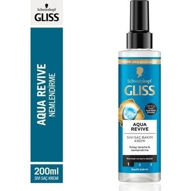 GLISS 200 ML LIQUID HAIR CONDITIONER AQUA REVIVE*6