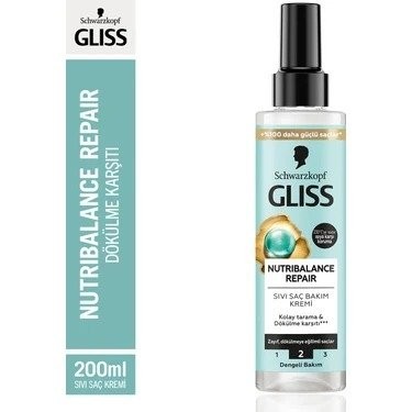 GLİSS 200 ML LIQUID HAIR CONDITIONER NUTRIBALANCE REPAIR*6