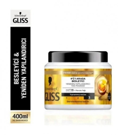 GLISS 400 ML HAIR MASK OIL NUTRITIVE*6