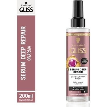 GLİSS 200 ML LIQUID HAIR CONDITIONER SERUM DEEP REPAIR*6