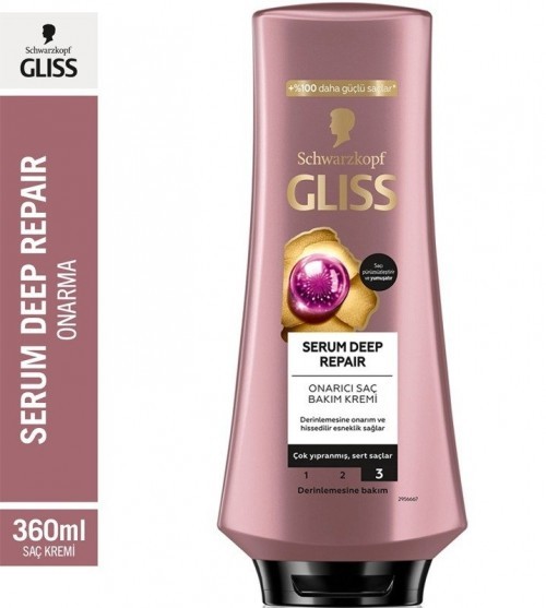 GLISS 360 ML HAIR CONDITIONER SERUM DEEP REPAIR*6