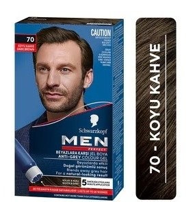 CAUTION MEN PERFECT (70) DARK BROWN*3