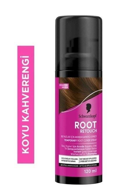ROOT RETOUCHER 120 ML DARK COFFEE SPRAY*18
