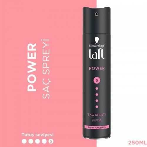 TAFT HAIR STYLING SPRAY 250 ML POWER CASHMIR*1