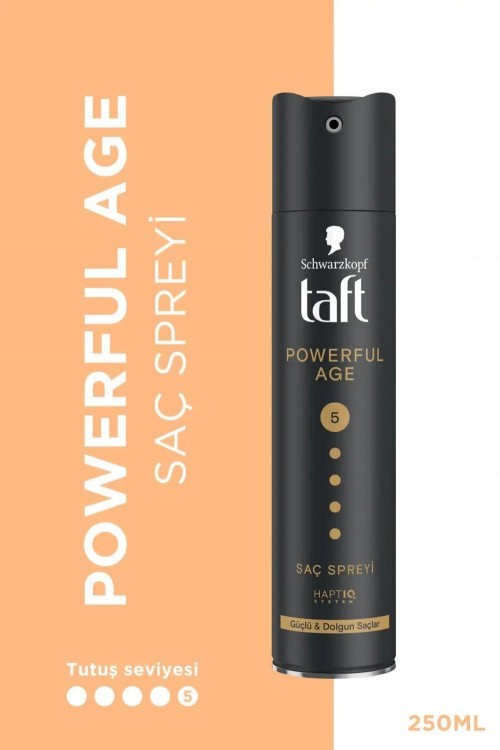 TAFT HAIR STYLING SPRAY 250 ML POWERFULAGE*1