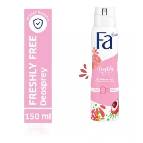 FA DEO 150 ML FRESHLY FREE GRAPEFRUIT & LYCHEE*1