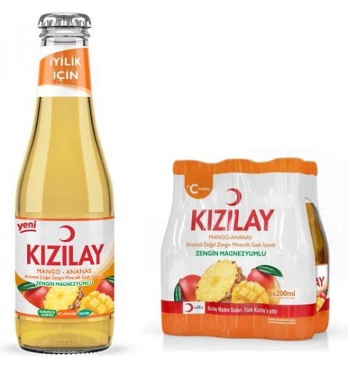 KIZILAY 200 ML MANGO PINEAPPLE*24