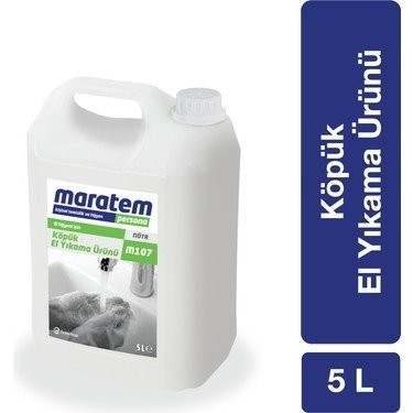 MARATEM (M107) 5 LT FOAM HAND WASHING SOAP*4