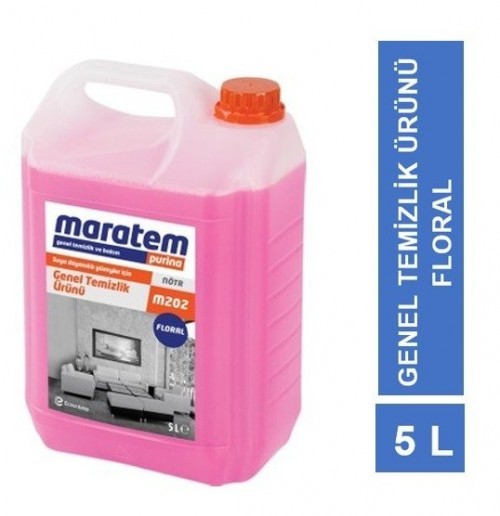 MARATEM (M202) 5 LT GENERAL CLEANING PRODUCT FLORAL*4