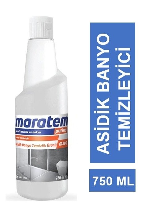 MARATEM (M209) 750 ML ACIDIC BATHROOM CLEANER*12