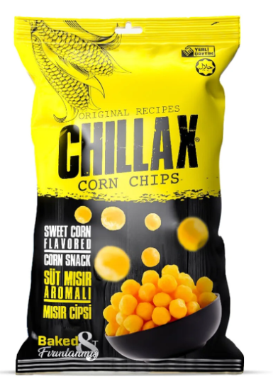 CHİLLAX 60 GR MILK CORN CORN CHIPS*24