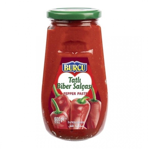 BURCU 600 GR PEPPER PASTE GLASS SWEET*12