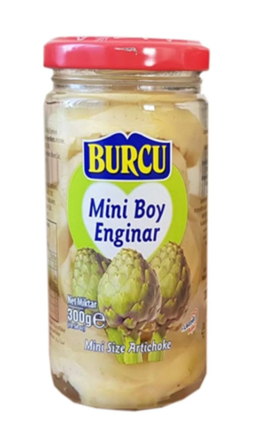BURCU 300 GR ARTICHOKE MINI SIZE GLASS *12