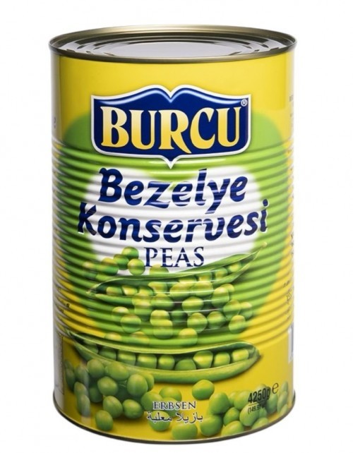 BURCU 4.250 GR CANNED PEAS*6