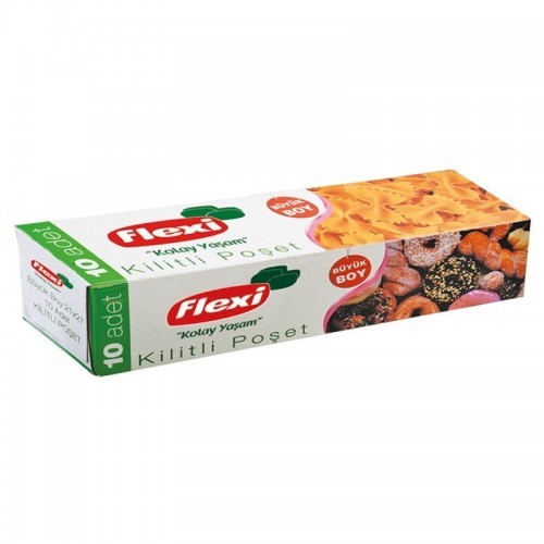 FLEXI ZIPPERED BAG LARGE SIZE 10 PCS *28