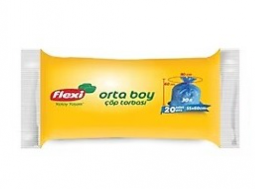 FLEXI GARBAGE BAGS 20 PCS MEDIUM SIZE*50