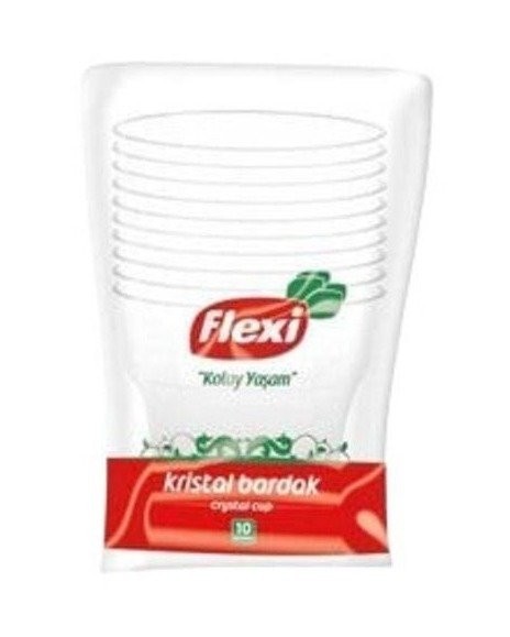 FLEXI CRYSTAL GLASS 10 PCS*125