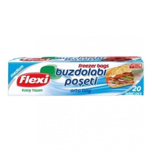 FLEXI FREEZER BAGS 20 PCS MEDIUM SIZE *48