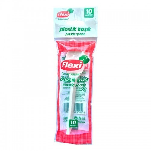 FLEXI PLASTIC SPOON 10 PCS *20